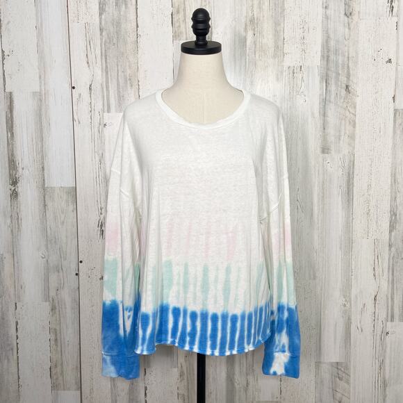 NWT Splendid Oversized Tie Dye Lightweight Pullover Lounge Casual Boho Size L - Picture 9 of 9
